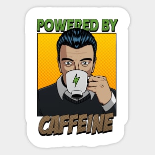 Powered by Caffeine Sticker